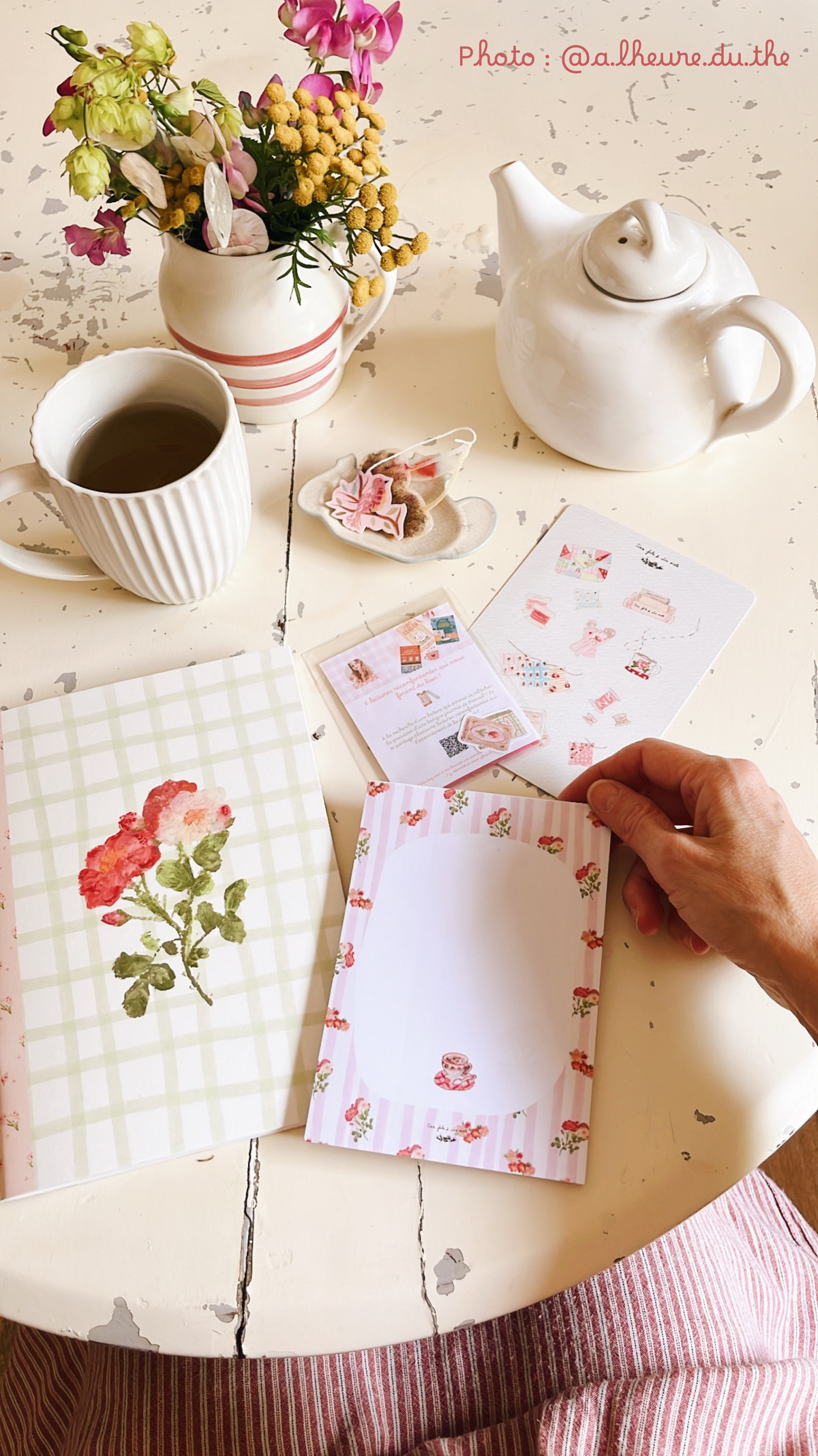 Bloc-notes « Les pivoines » - A6