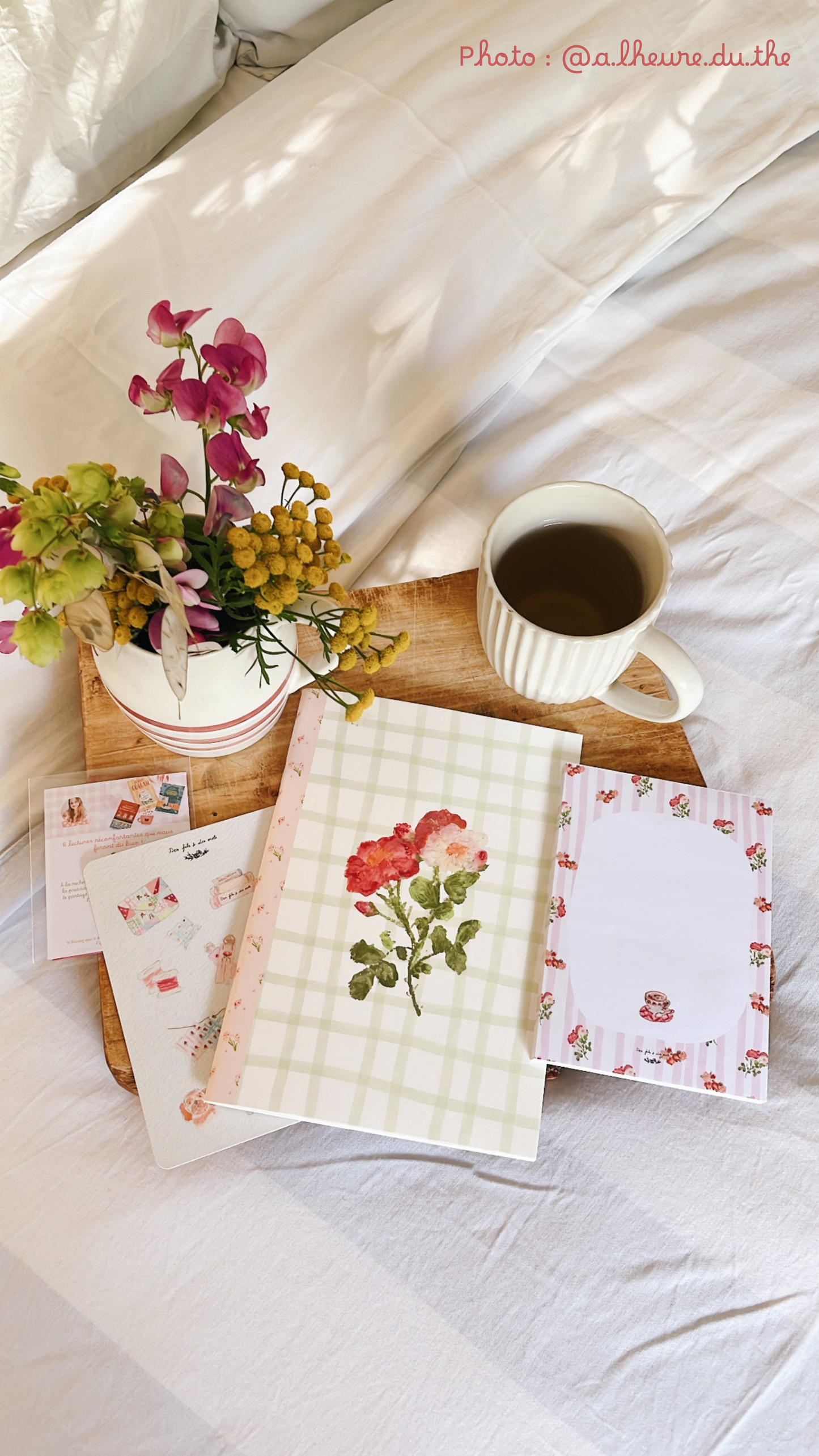 Bloc-notes « Les pivoines » - A6