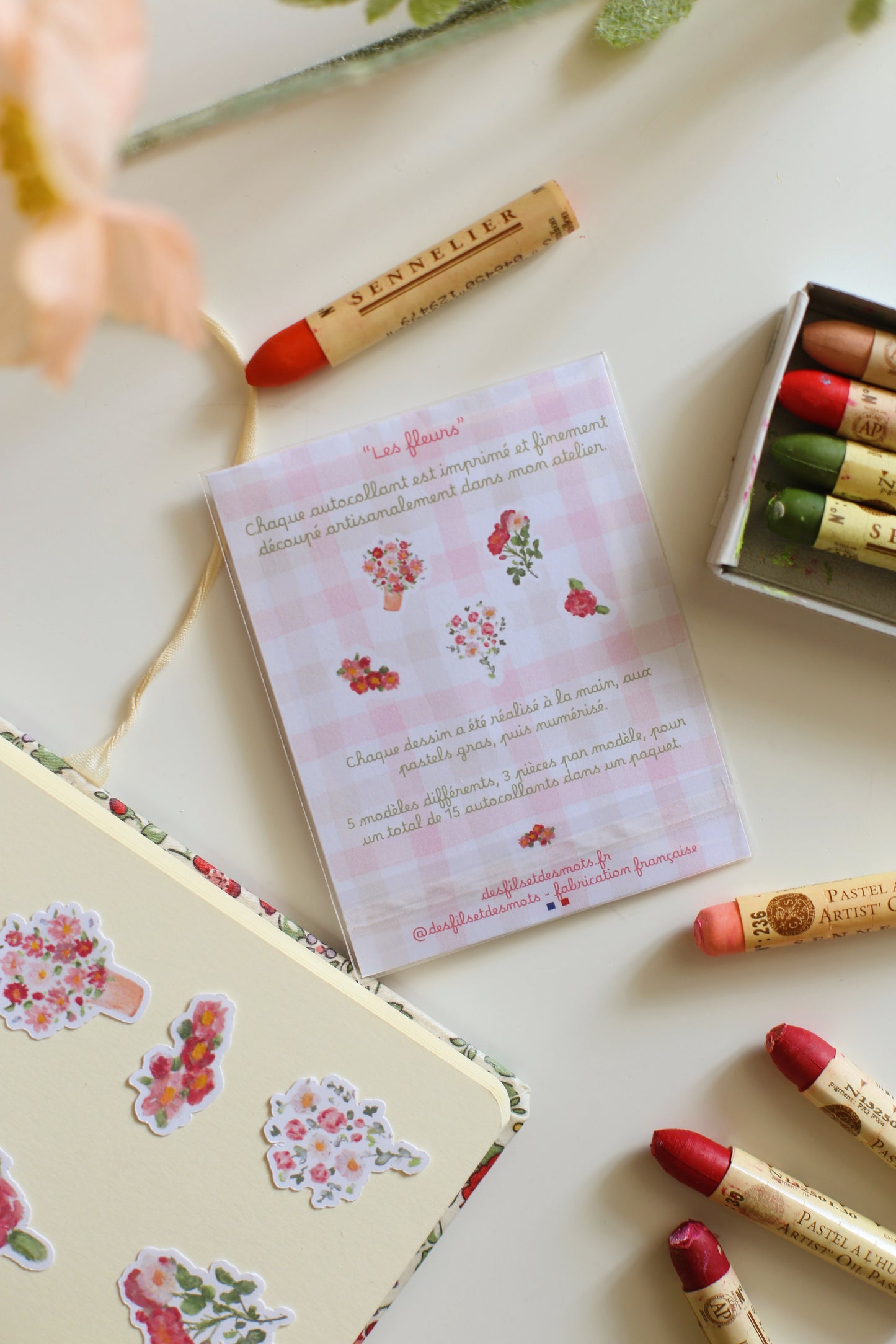 Stickers "Les fleurs" - 15 pièces