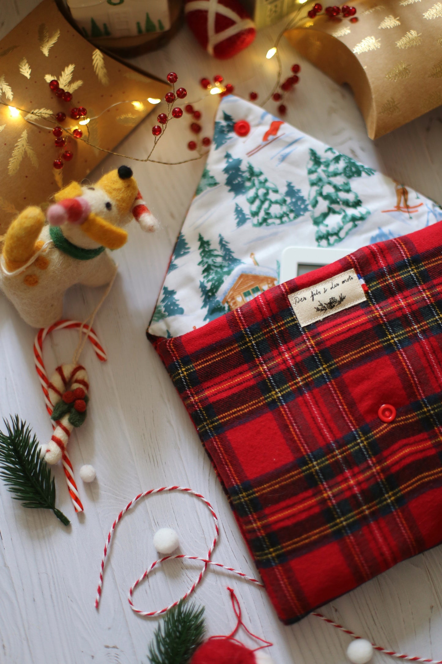 Housse « Le sapin de Hans Christian Andersen » - plusieurs formats