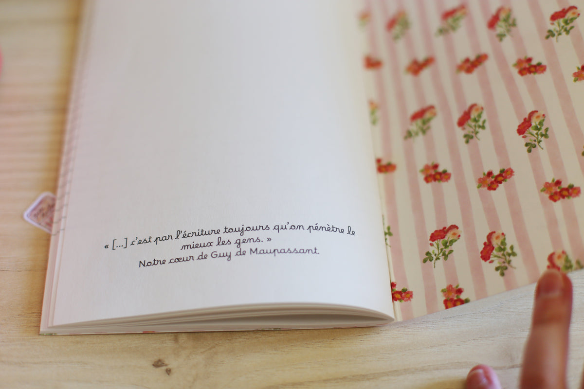 Carnet ligné « Les pivoines » - A5