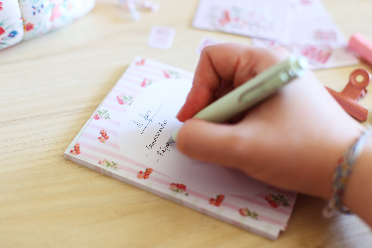 Bloc-notes « Les pivoines » - A6