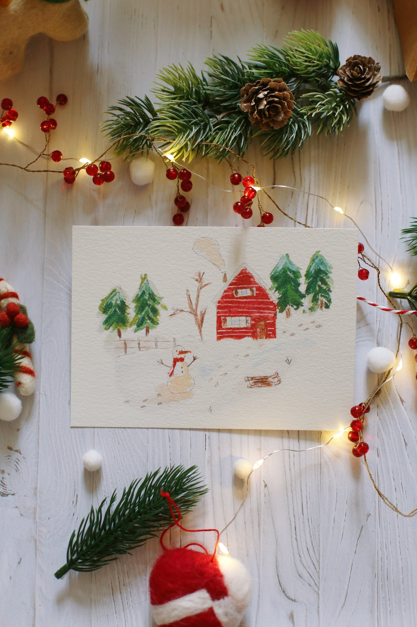 Illustration « Le bonhomme de neige»