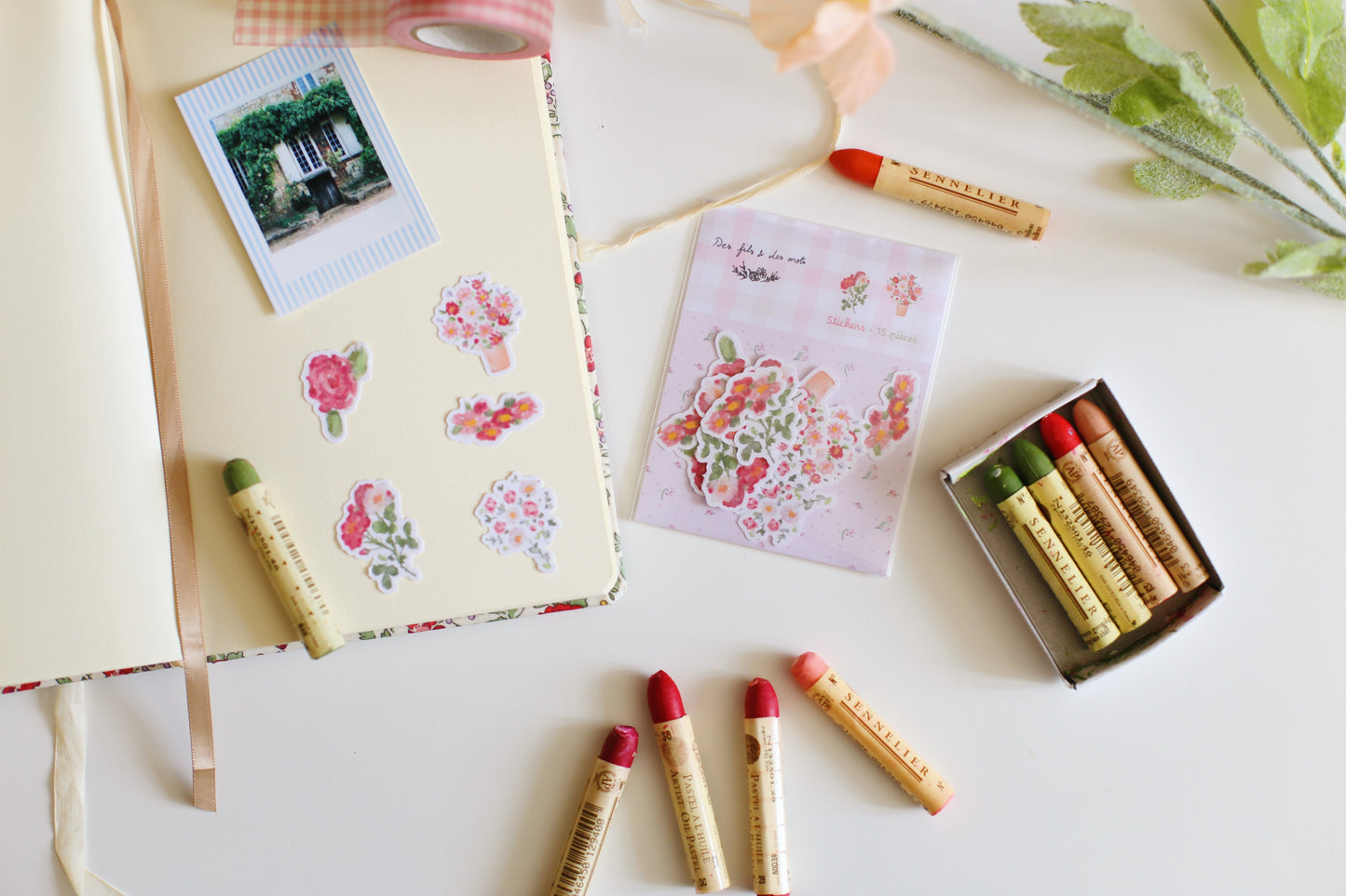 Stickers "Les fleurs" - 15 pièces