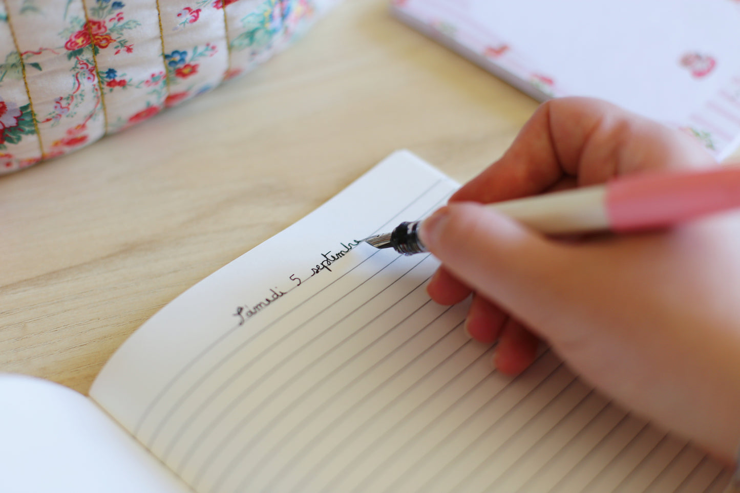 Carnet ligné « Les pivoines » - A5