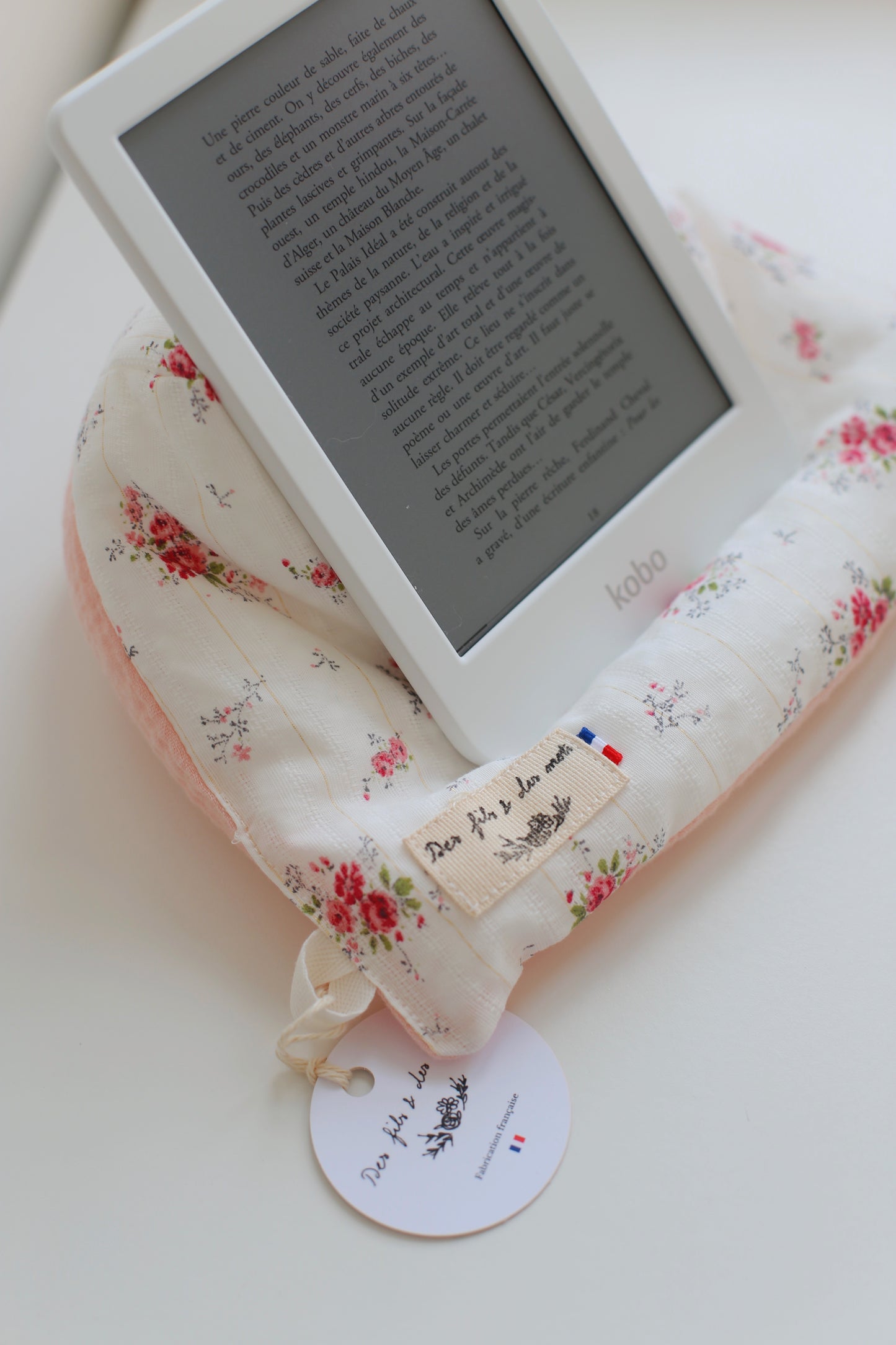 Doucette, coussin de lecture « L'éducation sentimentale de Gustave Flaubert »