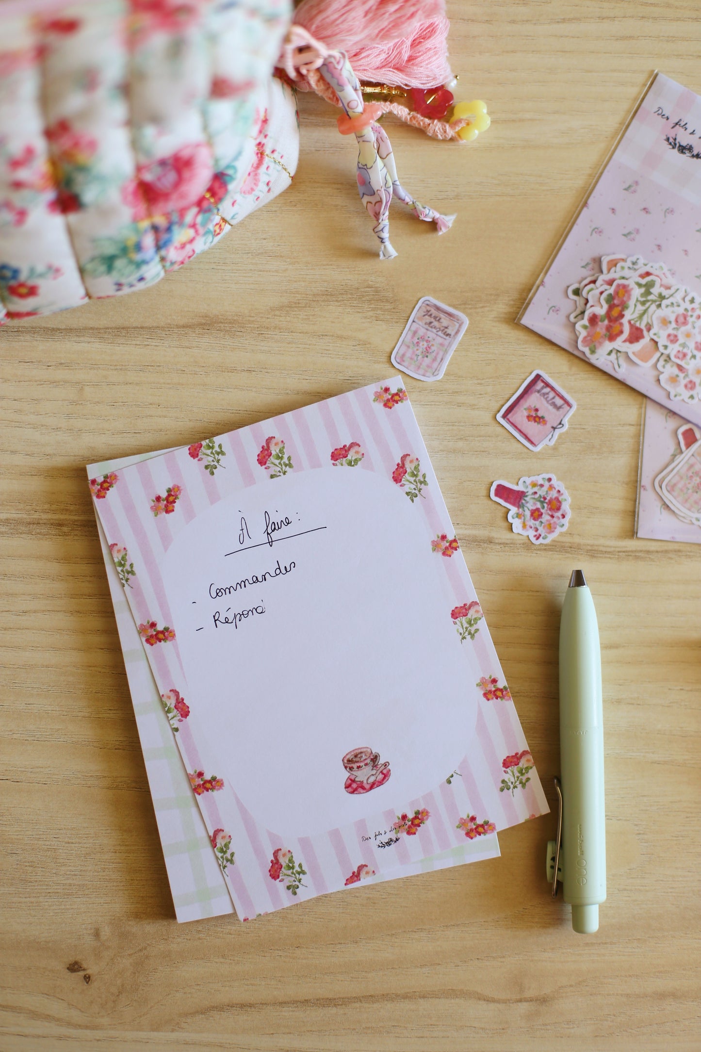 Bloc-notes « Les pivoines » - A6