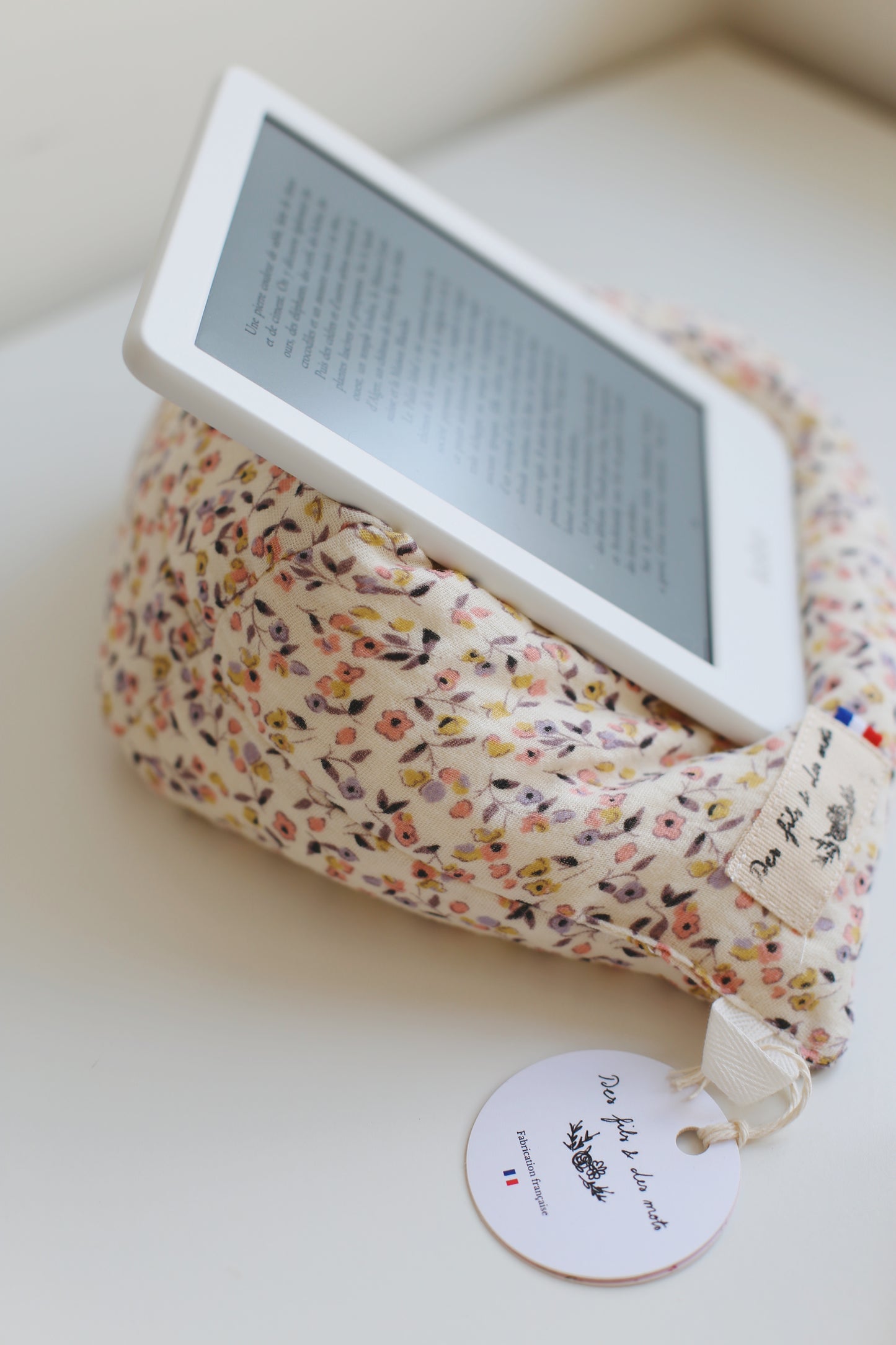 Doucette, coussin de lecture « Un coeur simple de Gustave Flaubert »