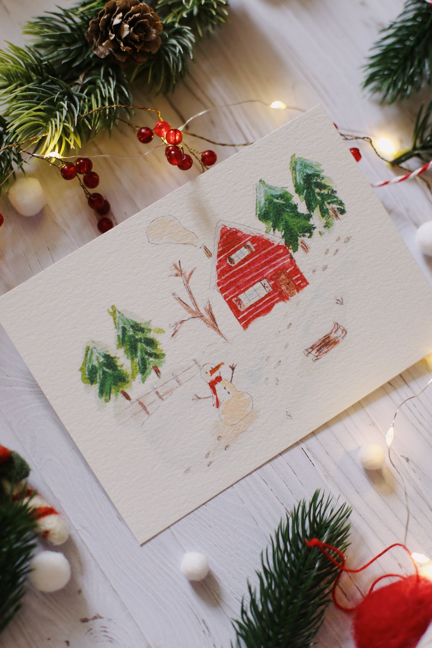 Illustration « Le bonhomme de neige»