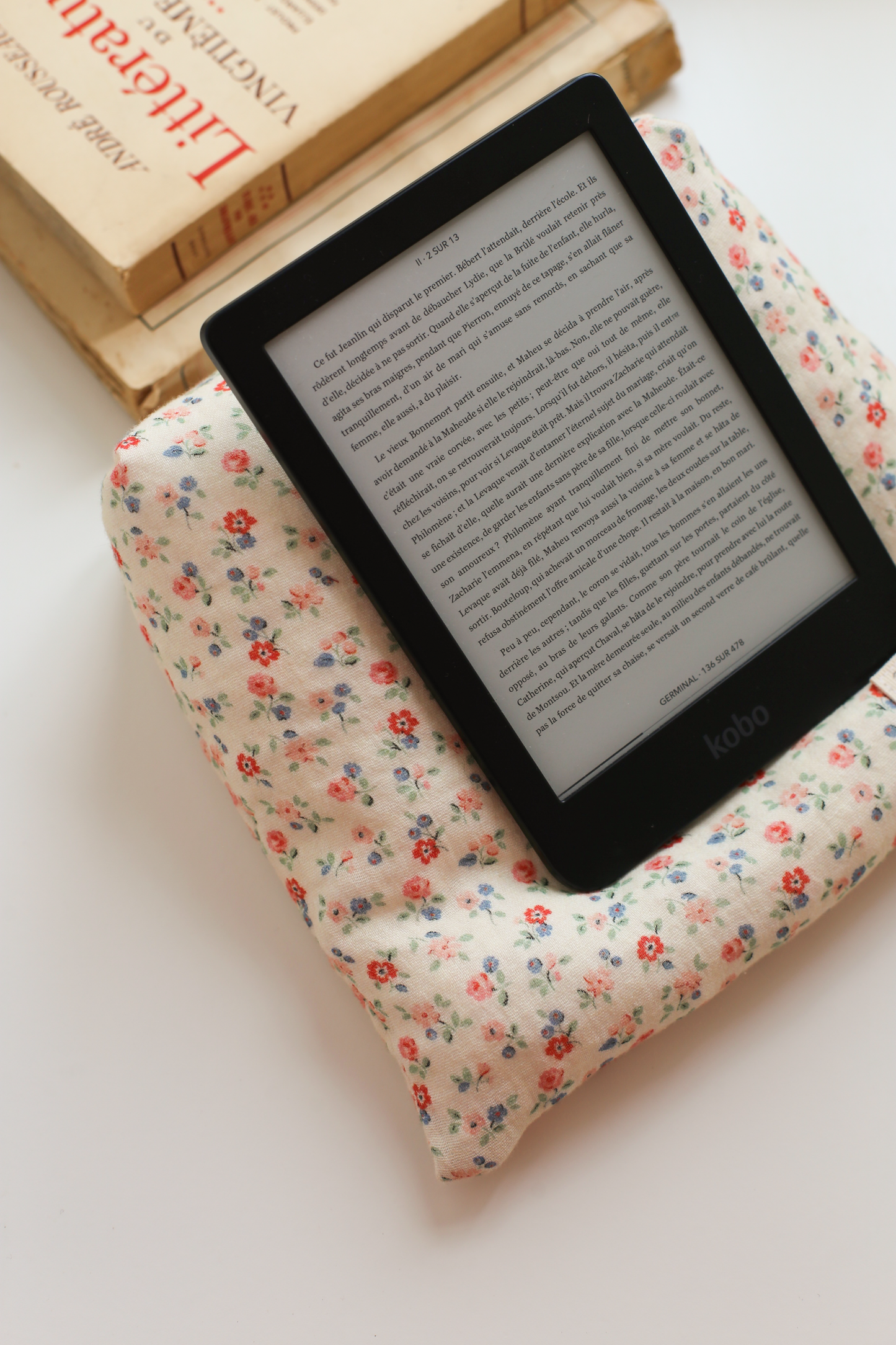 Doucette, coussin de lecture « Une vie de Simone Veil »