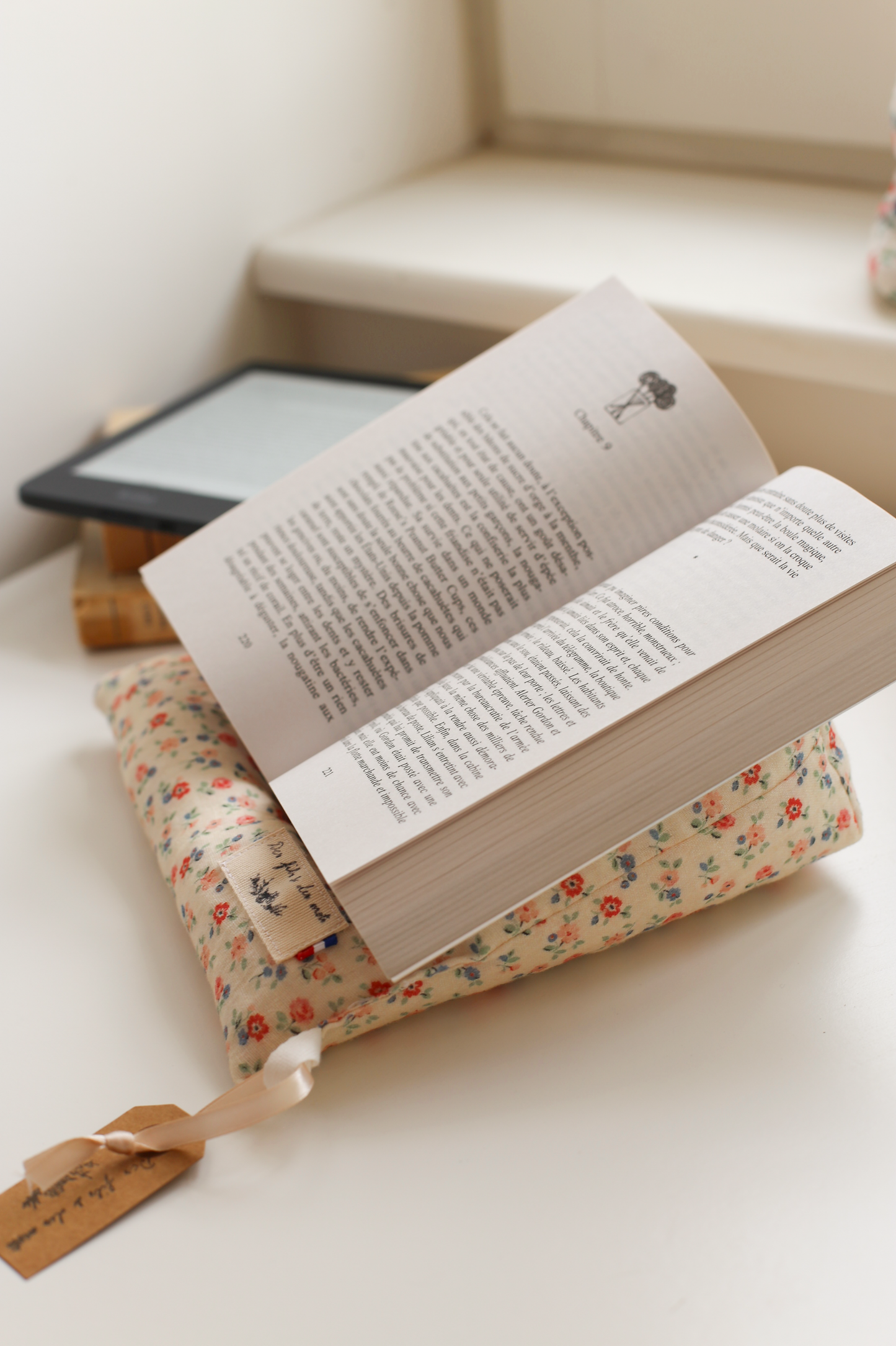 Doucette, coussin de lecture « Une vie de Simone Veil »