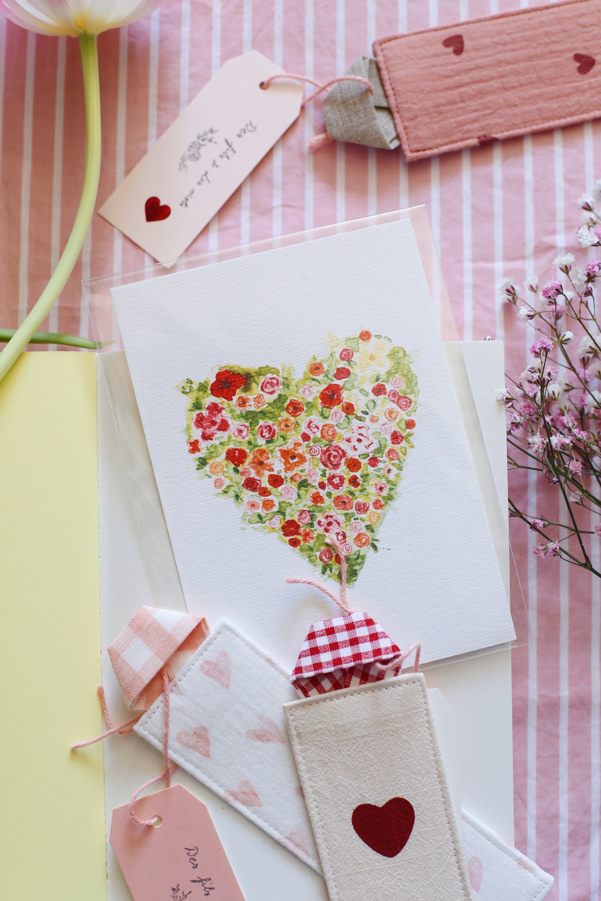 Illustration « Cœur » - Des fils et des mots 