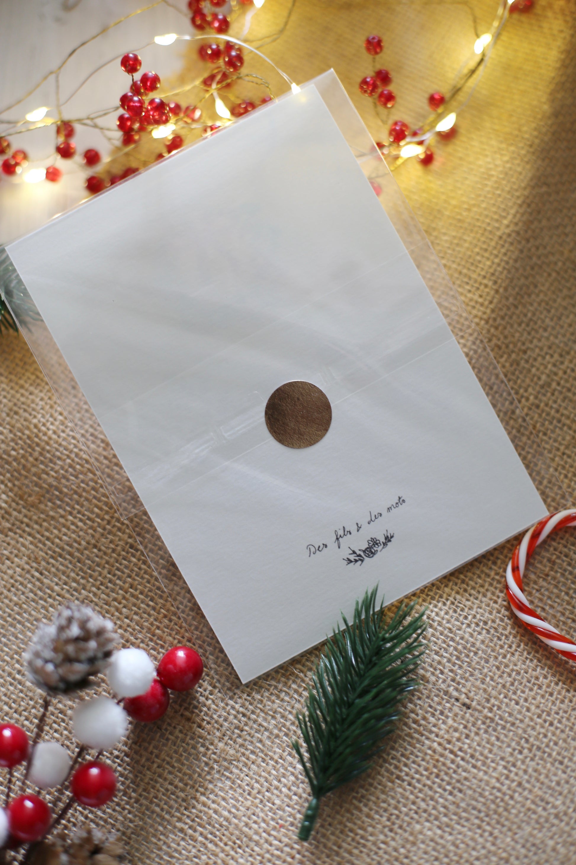 Illustration « La cheminée de Noël » - Des fils et des mots 