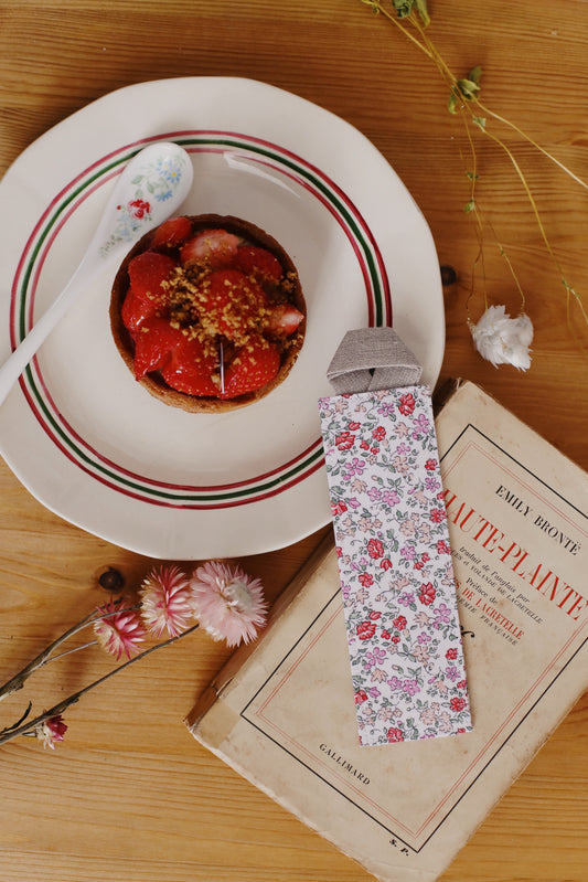 Marque-page « Le coquelicot » - Des fils et des mots 